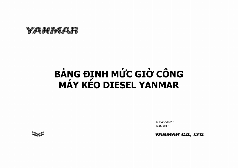 Bảo dưỡng máy cày Yanmar định kỳ