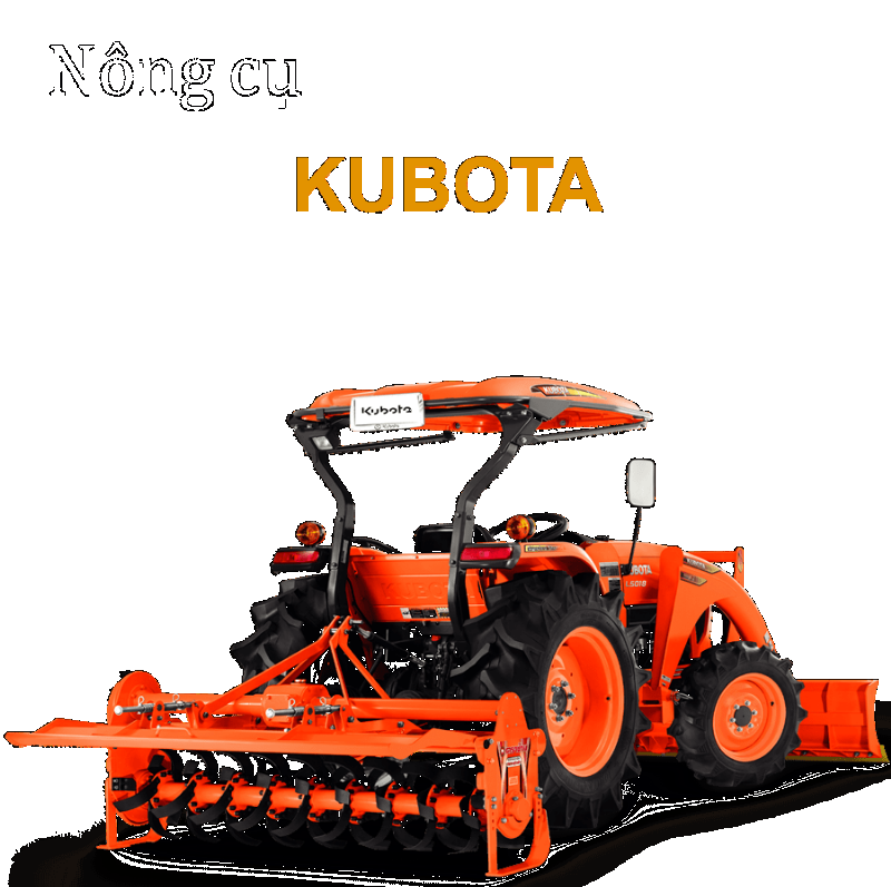 Các loại dàn xới máy cày Kubota