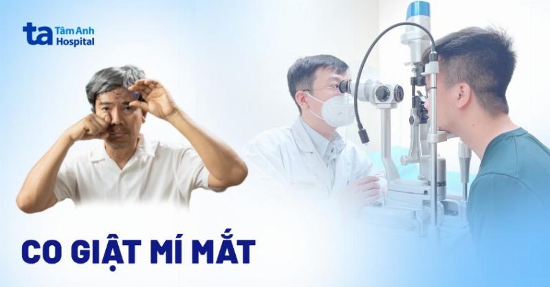 Co giật mí mắt: Triệu chứng và cách điều trị