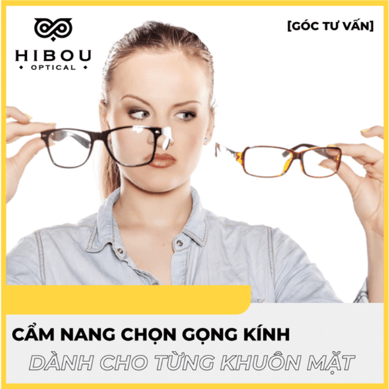 Kính Cận Cho Từng Dáng Mặt