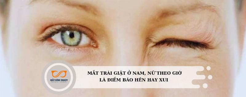 Mắt trái giật theo giờ